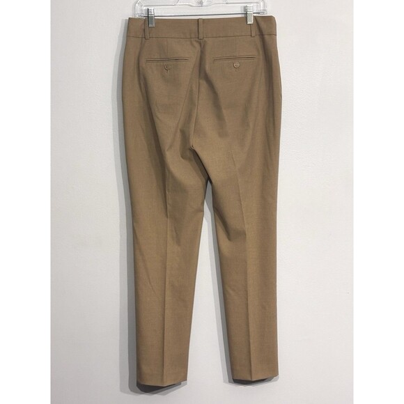 ANN TAYLOR Women’s Curvy Tan Brown Career Work Stretch Khaki Dress Pants Size 4 - Picture 2 of 13